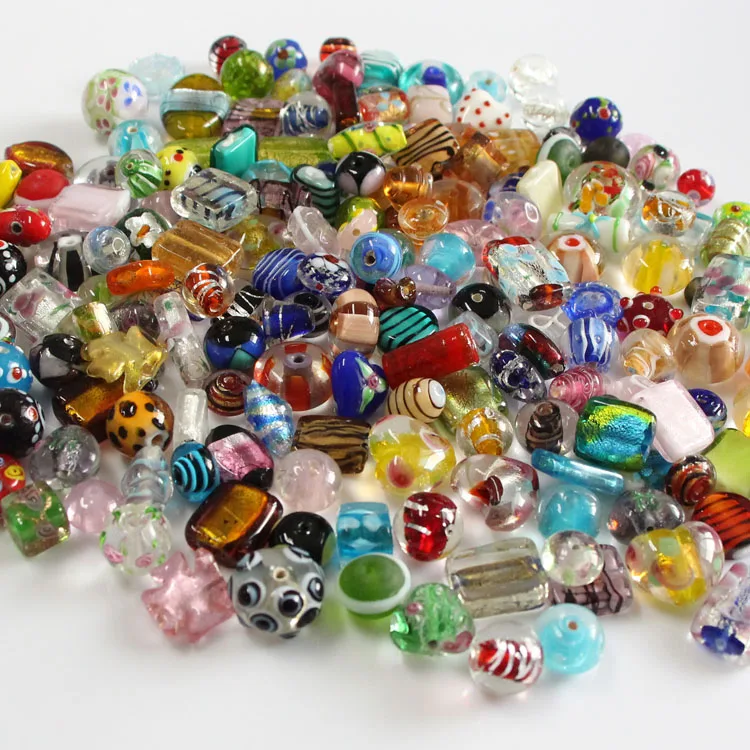 Wholesale Mix in Bulk Murano Lampwork Glass Beads for Jewelry Making