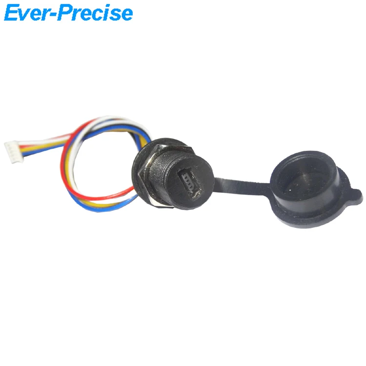 Водонепроницаемый кабель Mini USB 2,0, панельный разъем, водонепроницаемый кабель IP67