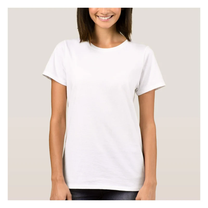 Cuello Redondo Corta Mujer Camiseta Básica En Blanco T Camisa Ventas - Buy Camisa Venta Product Alibaba.com