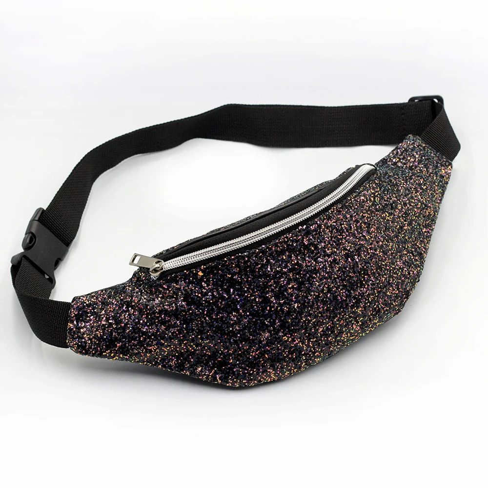 glitter fanny pack
