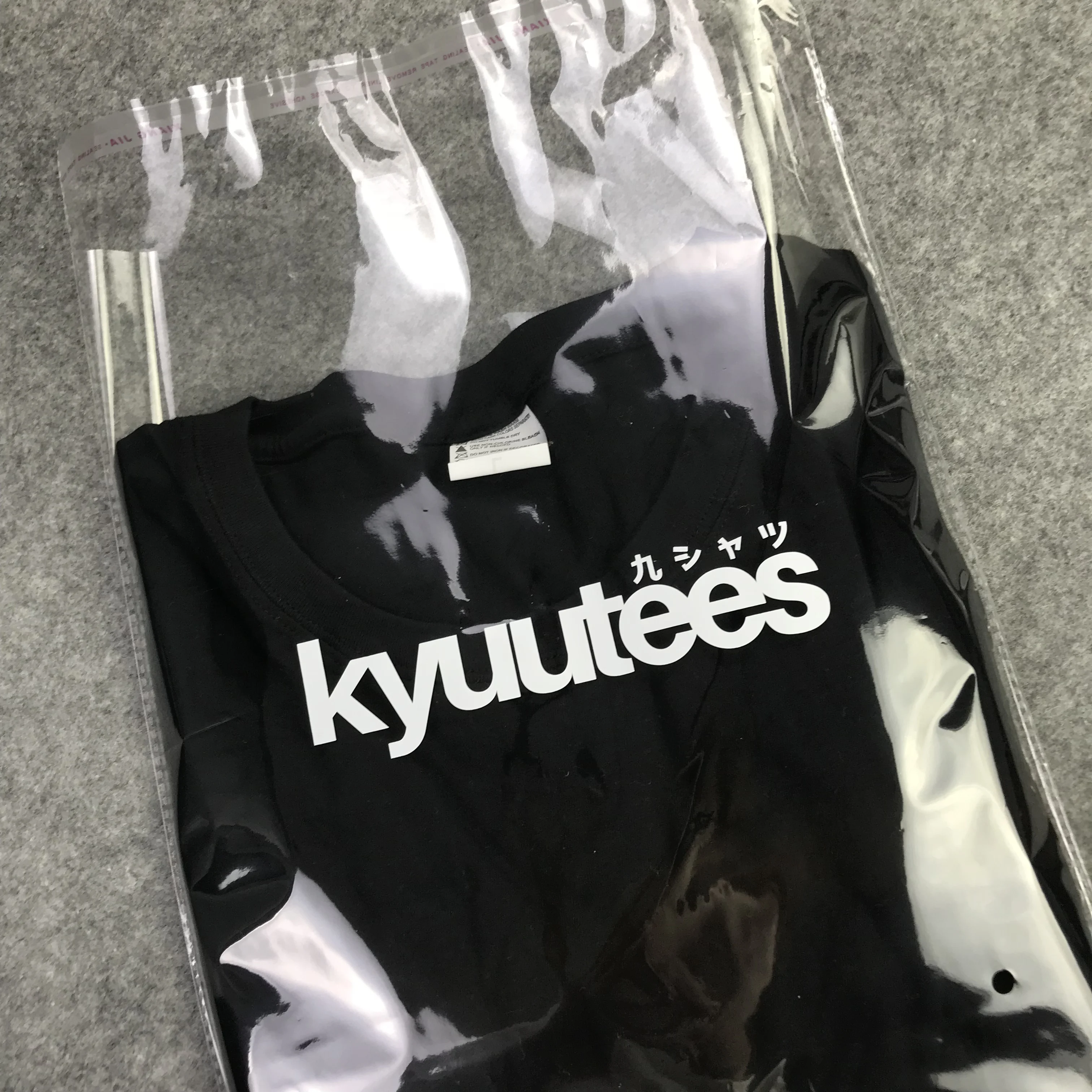 Recycled Custom Printed Clear OPP BOPP Self Adhesive Cellophane Bags for Packing Clothes