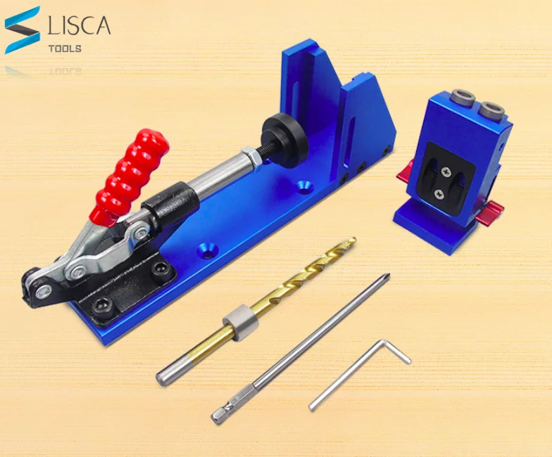 L-HT26 9,5 мм карманный зажим для отверстий, деревообрабатывающий комплект, портативный зажим для отверстий, столярная система с сверлом