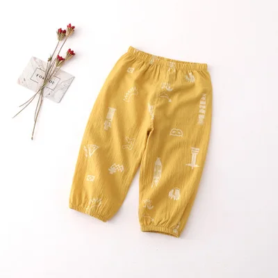 Штанишки для малышей 2019 новорожденных новые летние сетчатые москитная сетка для маленьких мальчиков 1-3 От 0 до 3 лет штаны-шаровары 100% хлопок тонкие шорты для девочек брюк