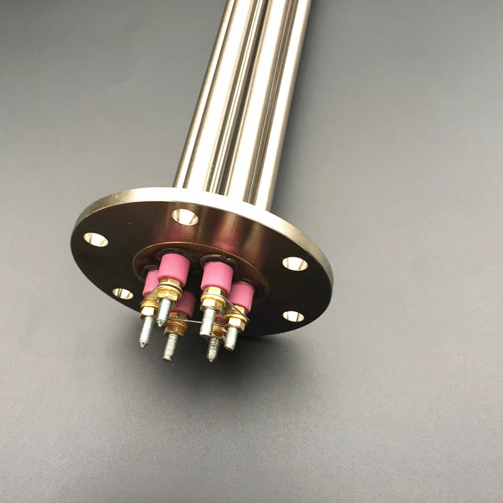 Подгонянный Электрический 20 Вт фланцевый погружной нагреватель