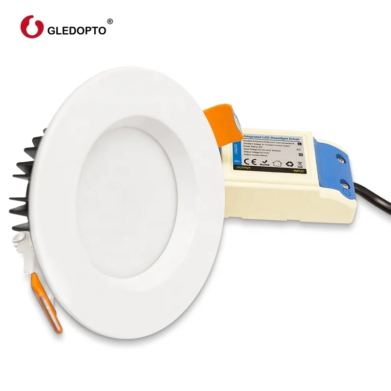 Светодиодный потолочный светильник Gledopto Zigbee высокой яркости, популярный на amazon, 160x60 мм, двойной белый и цветной, 12 Вт