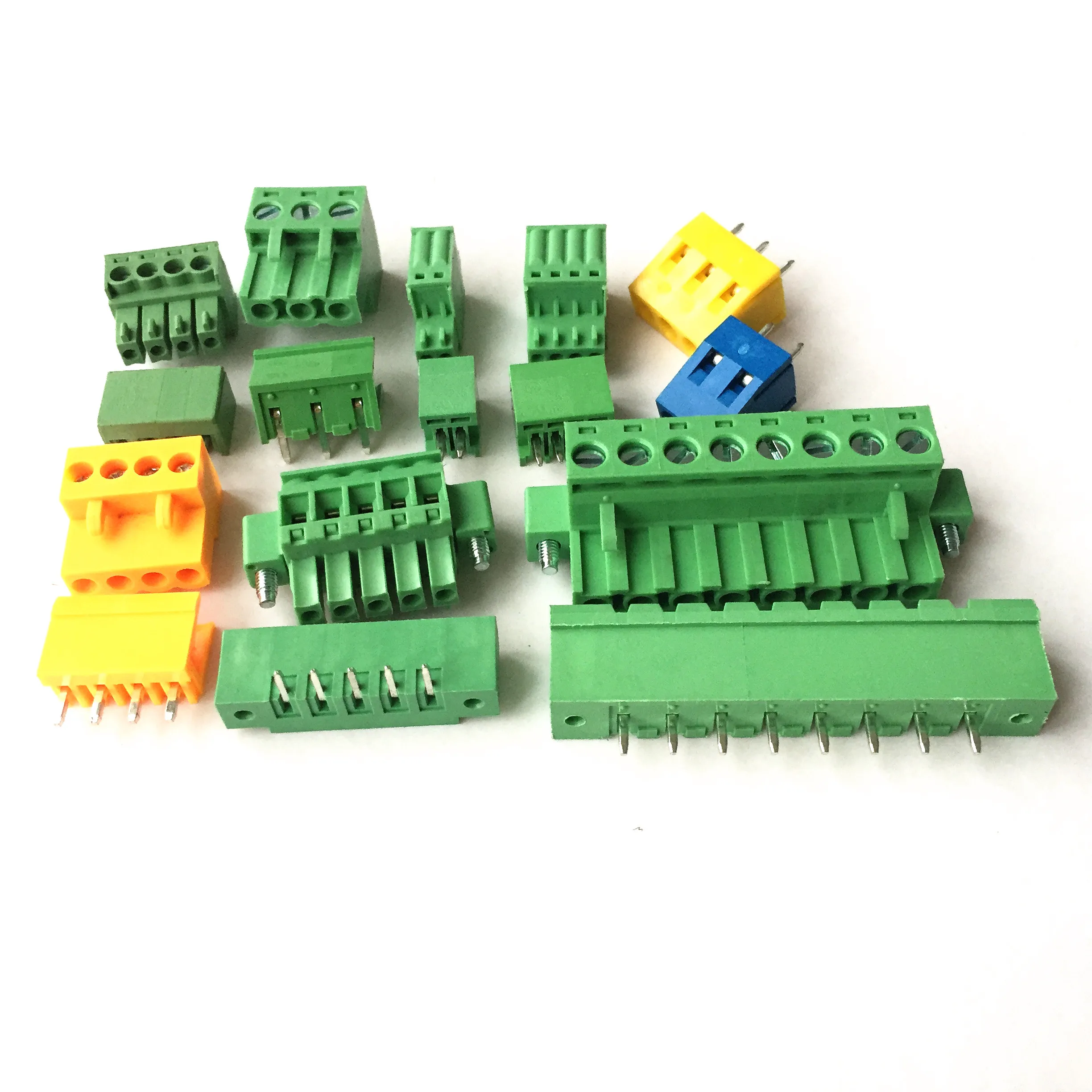 10 Ensembles Bornier PCB 2 Broches 5.08mm Pas - Connecteur Mâle/femelle Pour Circuits électroniques, 300V 15A