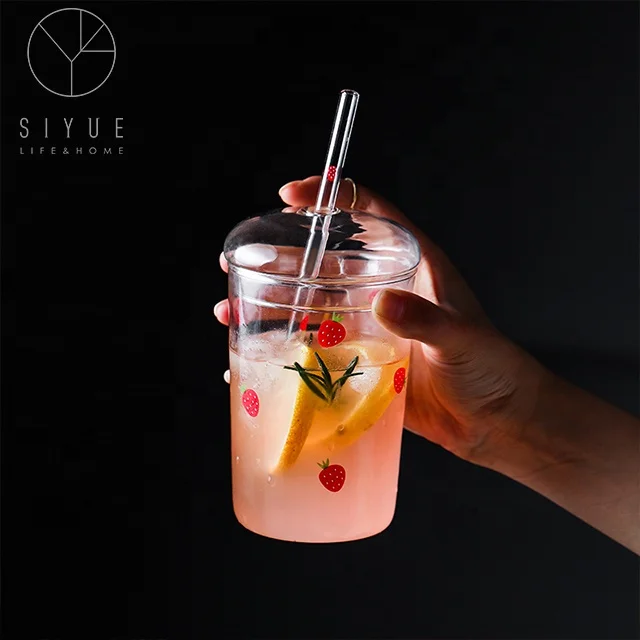 Уникальная стеклянная чашка для мороженого разные стили глубокий Многофункциональный стакан холодного питья