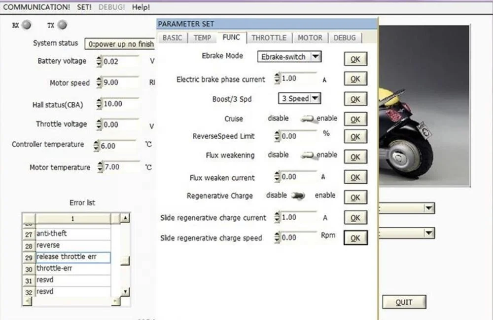 Бесщеточный Реверсивный Регулятор Двигателя постоянного тока Sabvoton SVMC96080 для велосипеда, 96 в, с функцией Bluetooth-адаптера