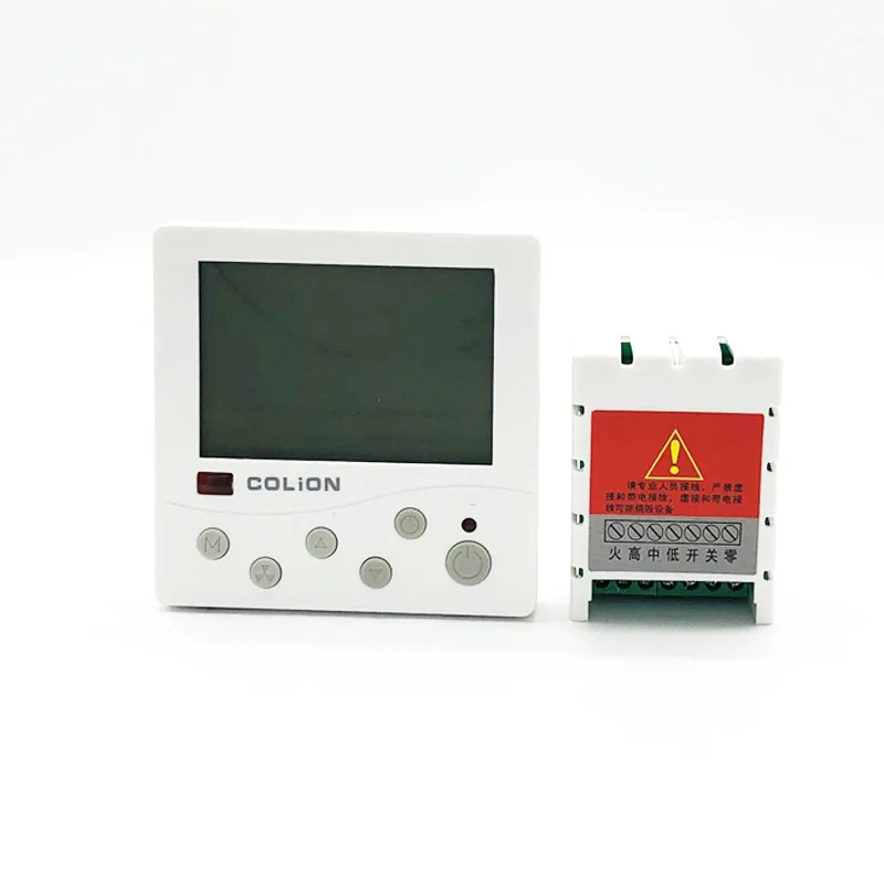 air conditioning parts Smart digital temperature sensor lcd display fan coil thermostat