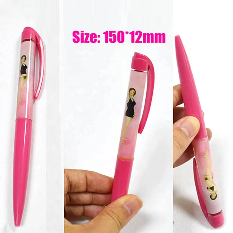 Wholesale Customizable 2D PVC Oil Liquid Floating Lamy Ballpoint Pen With  Animal Print For Women And Ladies DIY Blank Stripper Funny Lamy Ballpoint  Pen For Beer Bottles And Pictures Caneta Muher Nua