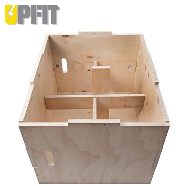 UPFIT Plyometric 3 in 1 Wooden Plyo Jump Box  Jump Box for Body Building Training