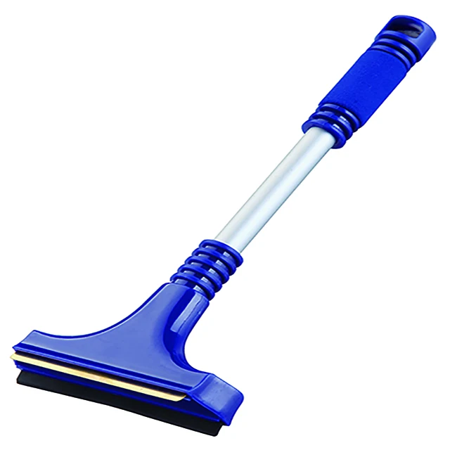 Auto Car Ice Break Scraper Aluminum Long Handle Rubber Snow Ice Scraper Snow Removal with Window Squeegee