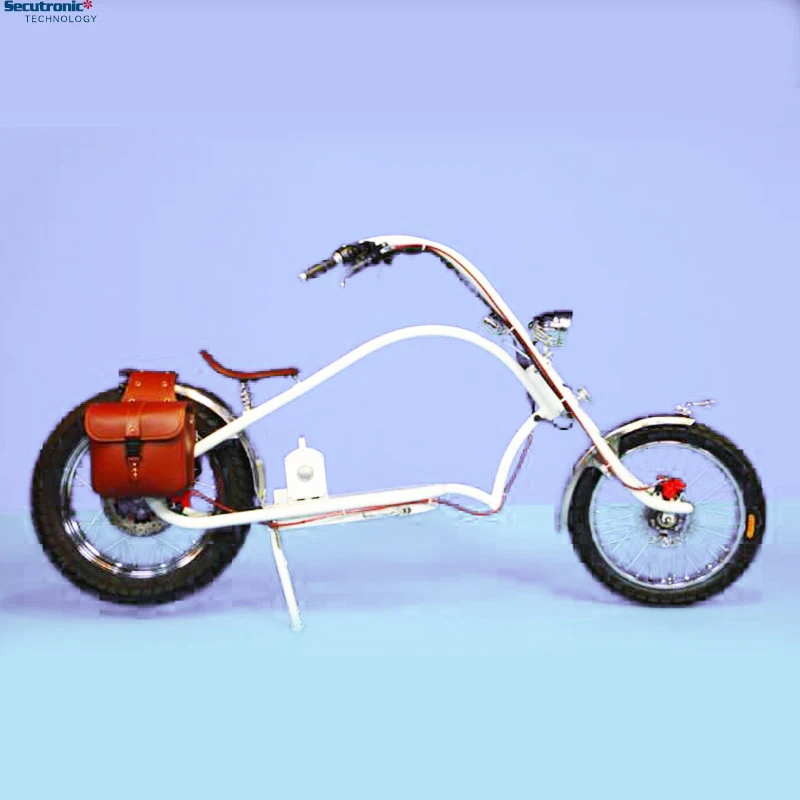 Secutronic 60v/800w Two Seater Electric Chopper Bicycle Ebike Scooter W/  BAG