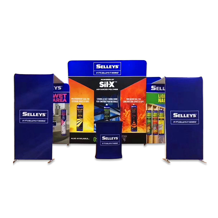 Горячая распродажа 10 футов переносная Натяжная тканевая арка для выставочного и рекламного дисплея алюминиевая рамка комбинированные киоски