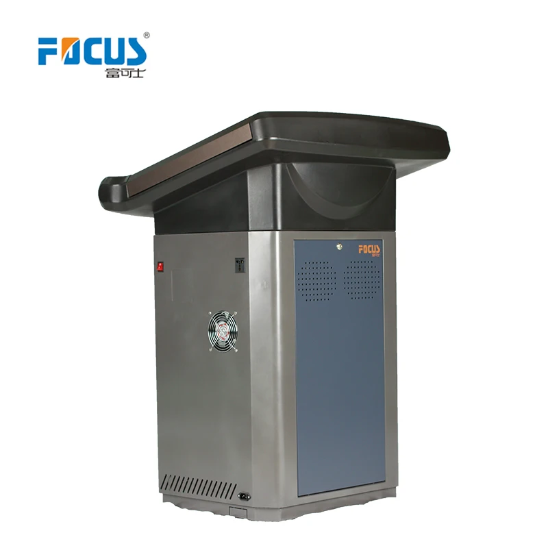 Focus S700 Digital Interactive Podium with Audio Power Amplifier Speaker Smart Lectern Teaching Rostrum with Monitor