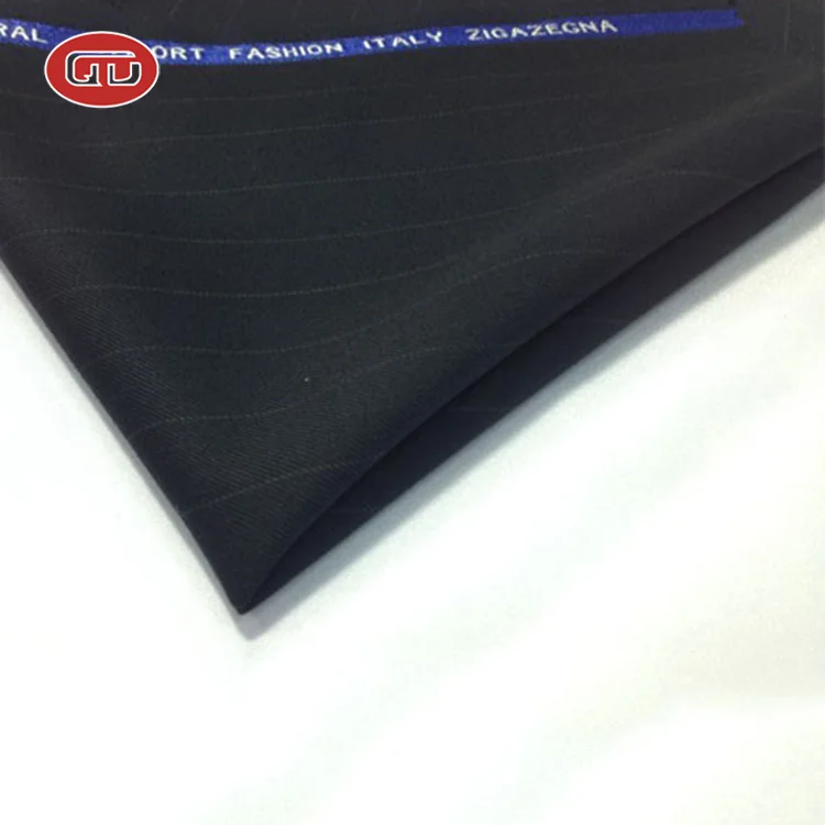 English Close Selvedge Italian Cashmere Wool Fabric Wholesale for Suit Garment
