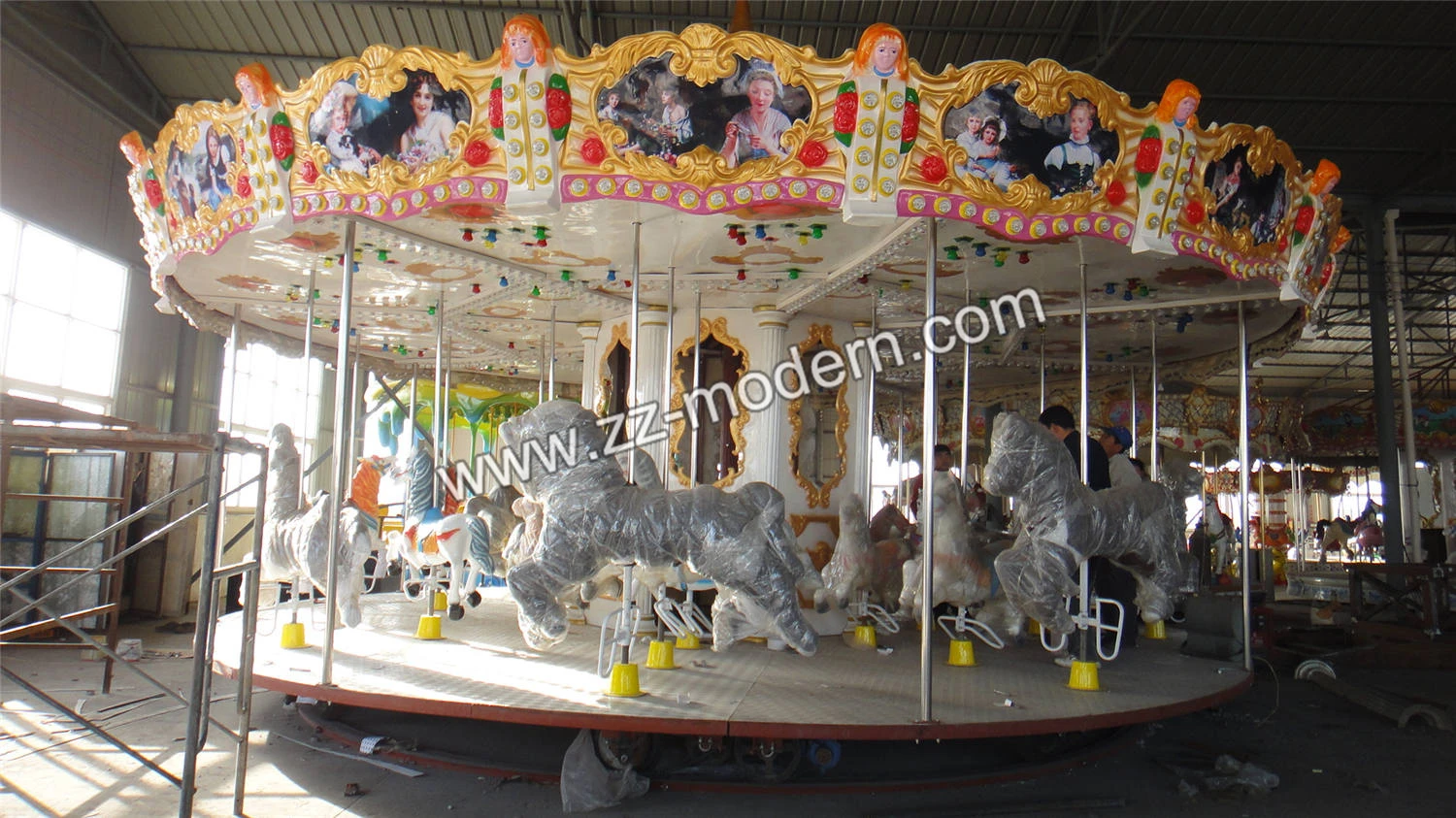 ミニメリーゴーランド遊具 中古遊園地メリーゴーランド販売中| Alibaba.com