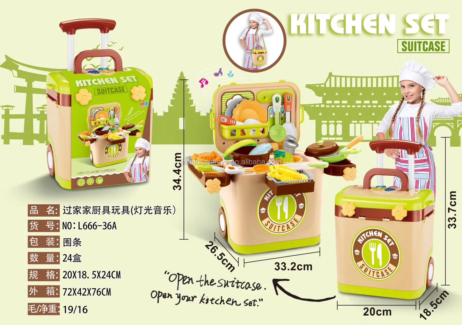 Новый набор игрушек для макияжа в чемодане со светом и музыкой детские игрушки ролевых