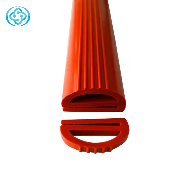 Silicone Rubber Profile Heat Resistant Colorful Solid YT-0801 Series 6-12 Mpa 30~80 Shore Mouldings -50 to 250 CN SHN Yotile