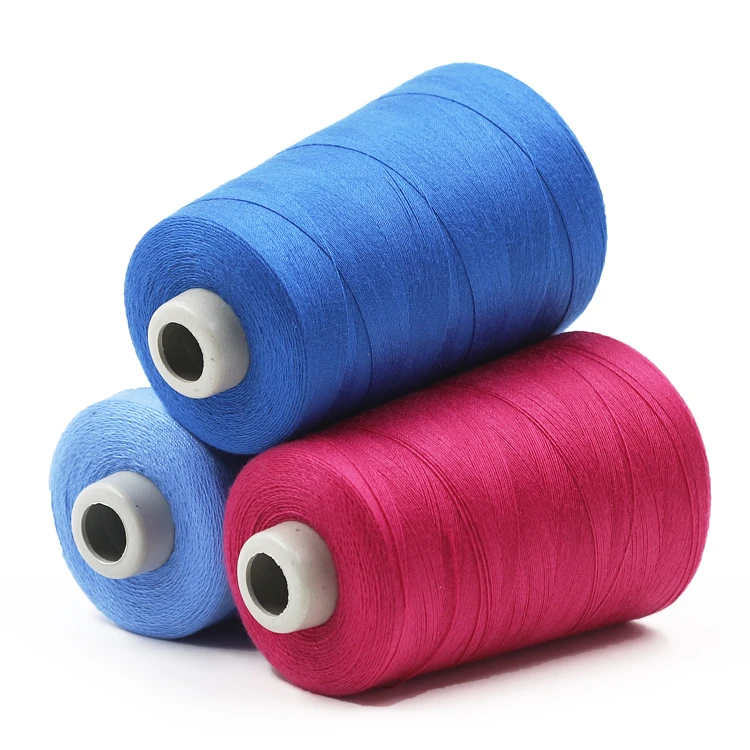 China Big Factory Good Price 100% spun cone polyester yarn bag closing for sewing thread