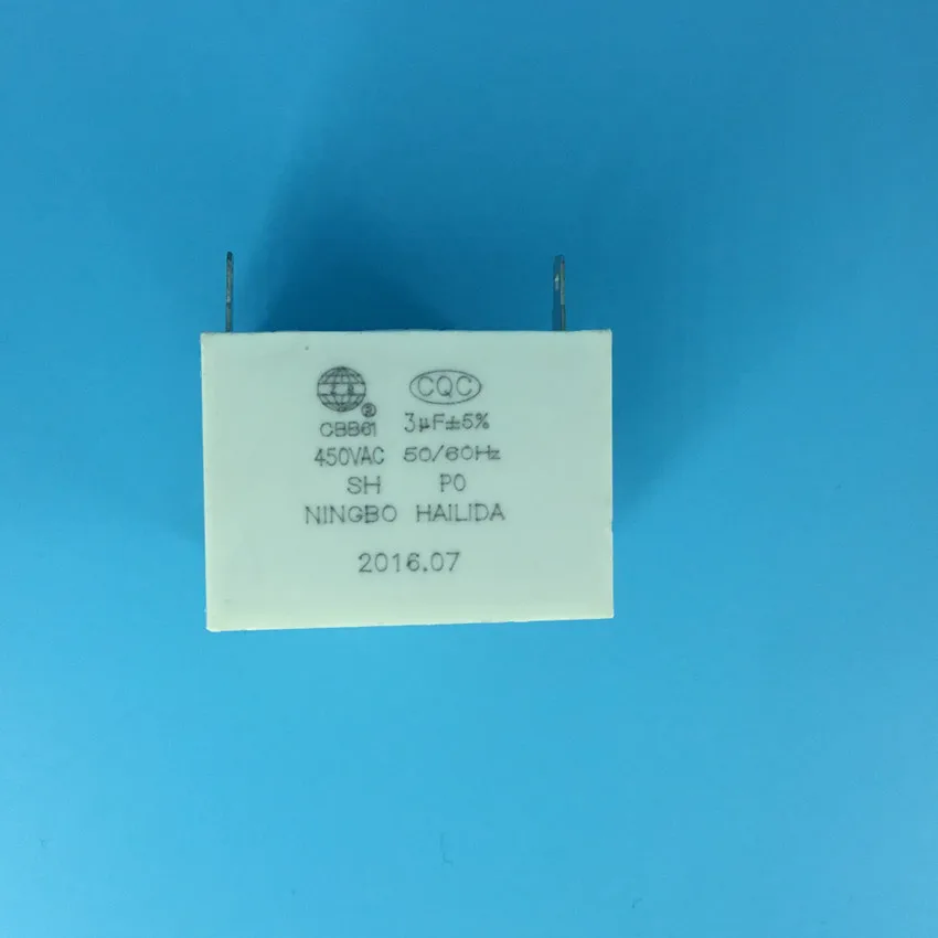 Condensatore Motore CBB61 12µF 350VAC In Plastica: Ricambio Per Generatore Benzina, Ventilatore E Condizionatore, Avviamento Con Foro Di Montaggio