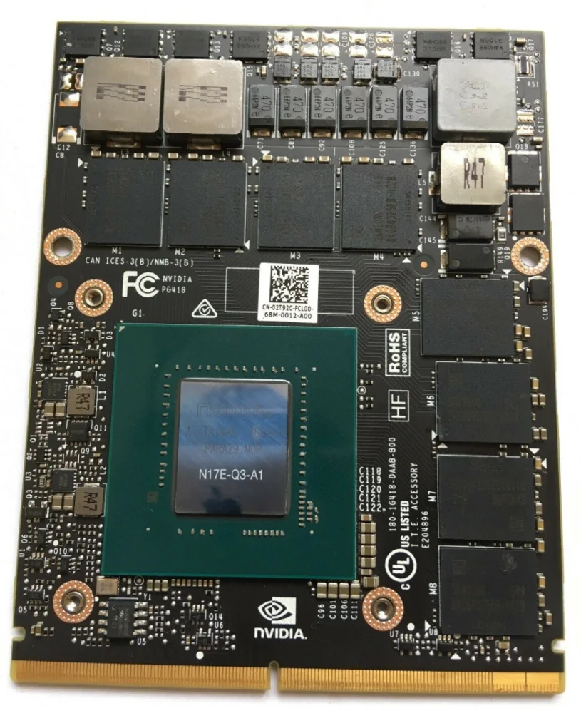 2t92c for dell nvidia quadro p4000 n17e-q3-a1 8gb video graphics