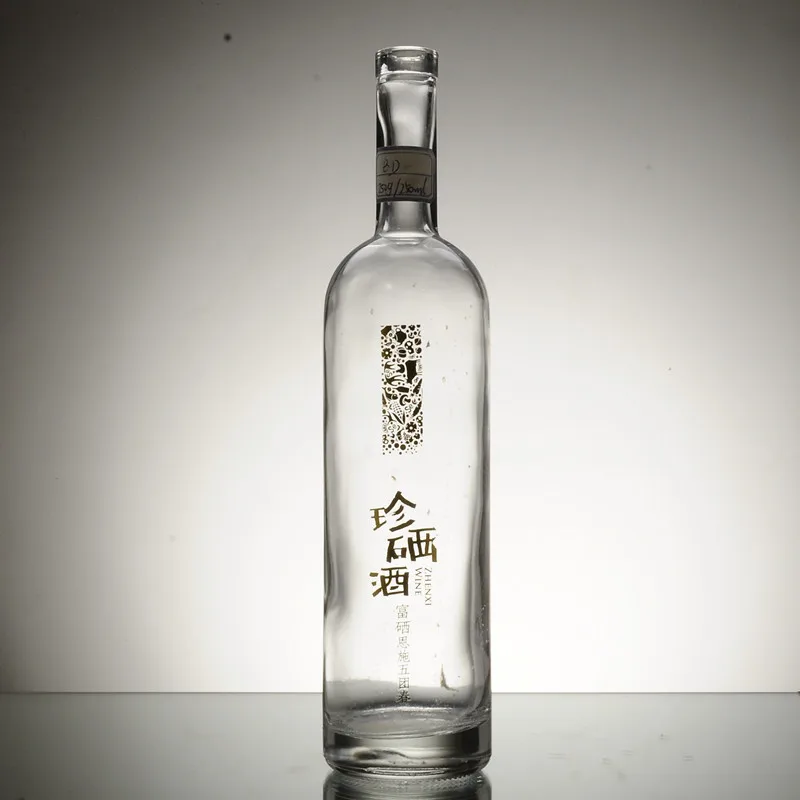Custom Giant 750ml 1000ml Empty Brewing Gin Rum Decanter Alcohol Liquor Plum Wine Glass Bottle
