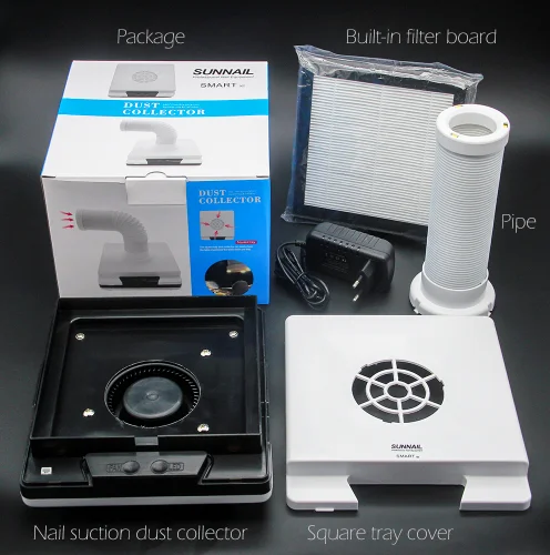 Дизайн ногтей пылеуловитель для ногтей, для маникюра, всасывает пыль, вентиляционная установка для сбора были с ногтей, 60 Вт Электрический Фрезер для ногтей, фрезер для пылеуловителя для стола