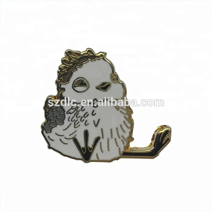 Индивидуальные дешевые цыпленок 3D металла ВВС авиакомпании печати значок на безопасной булавке