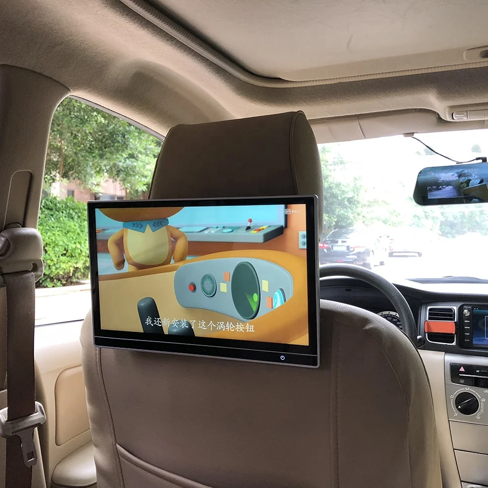Android 9.0 Headrest Monitor for Nissan Qashqai Tiida Patrol Navara Leaf Quest Car Televisions Player Video Screen