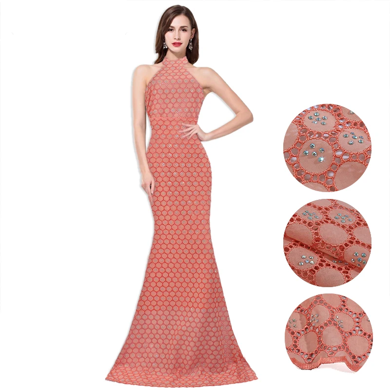 Bestway небесно-голубая Оптовая швейцарская вуаль кружева в Швейцарии красивые вуали кружева для африканского швейного платья SL0465