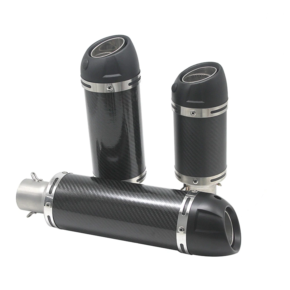 R089 D50.8 углерода волокно универсальный мотоцикл глушитель для CB500F CBR500R