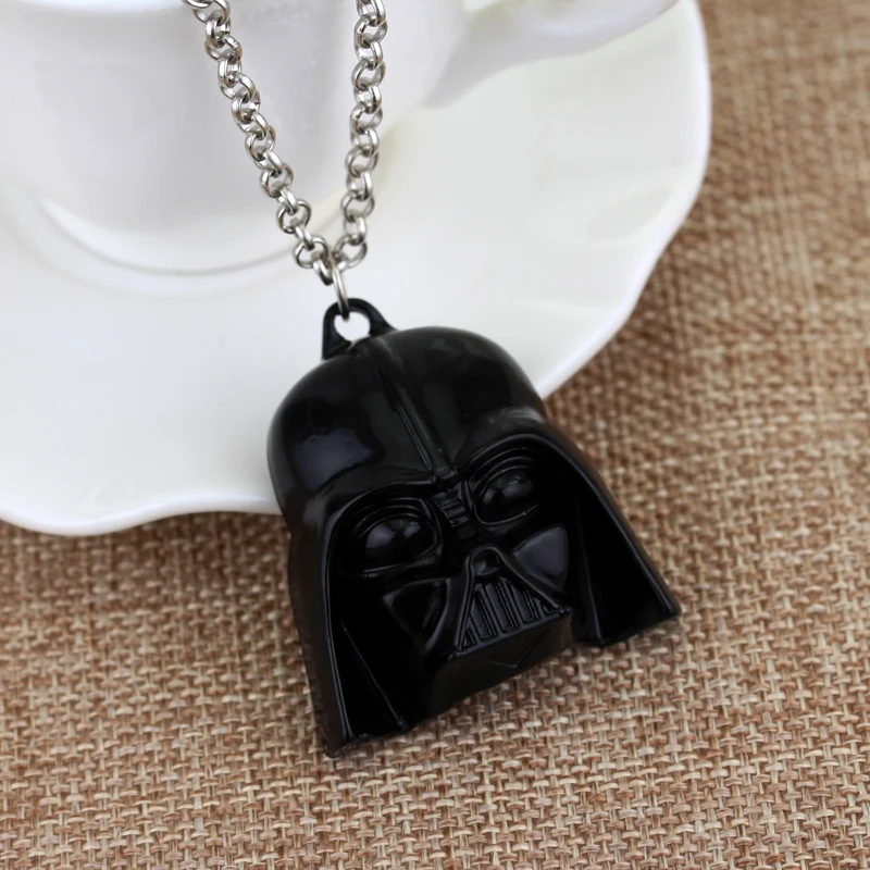 Darth Vader Black Metal Pendant Kalung 