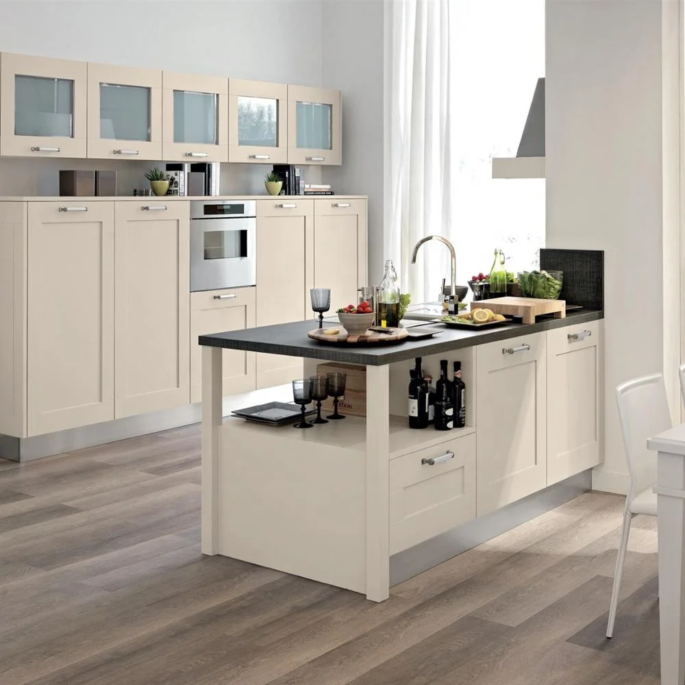 Vermonhouzz New Model Curved Kitchen Cabinets Designs Modern Type Proficient China Supplier