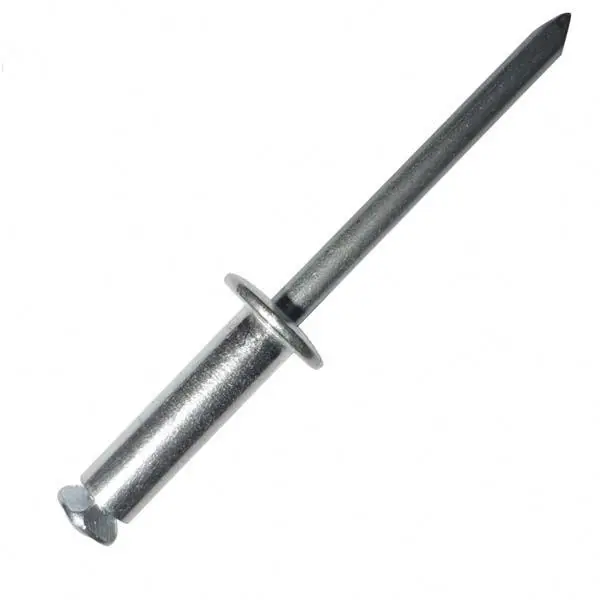 Aluminum Rivets Custom Waterproof Rivet Manufacture Din7337 Open Type Flat Head  Pop Blind 50Mm Long Blind Rivet