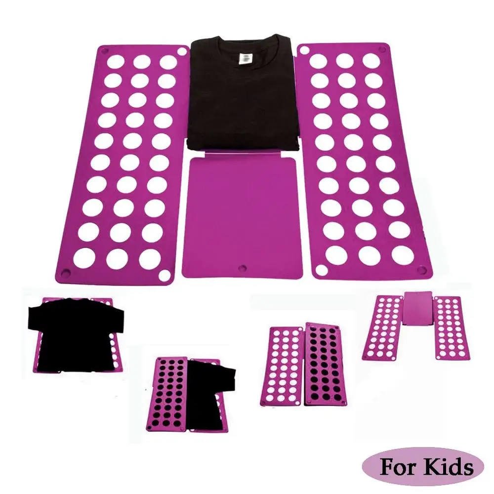 Органайзер для одежды, складная рубашка в комплекте, складные штаны для взрослых, детей, детские размеры