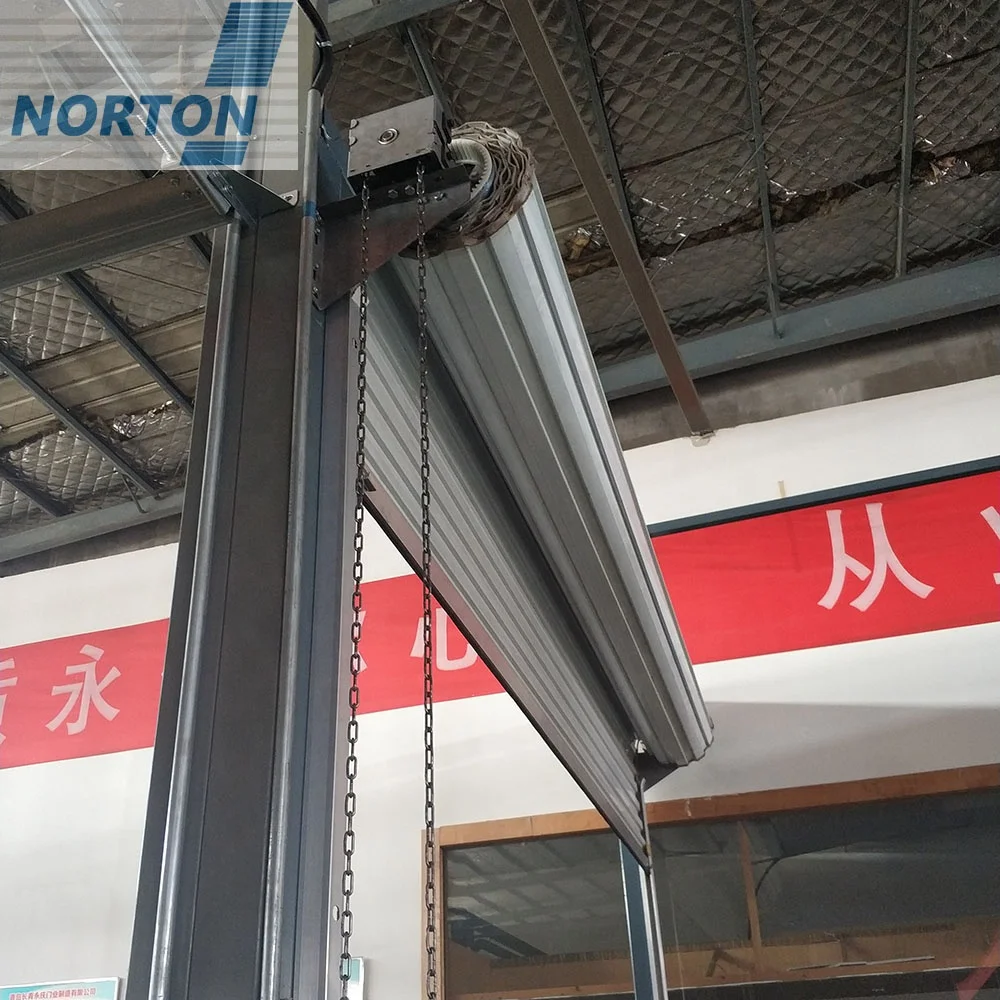 Australian Style Manual Steel Roll-up Door with Chain Hoist Modern Design Finished Surface for Warehouse Application