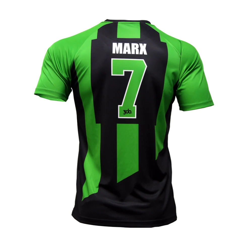 Source Cheap Custom Black Green Soccer Jersey Football Shirt Design Your  Own Soccer Uniform on m.