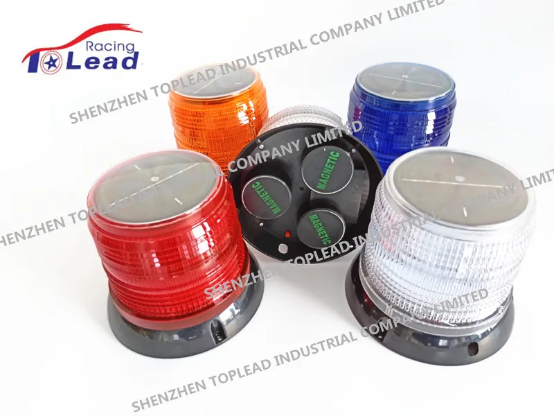 Strobe Beacon Flashing Solar Warning Light  Barricade  LED Tower Aviation Obstruction Aircraft Solar Traffic for Road
