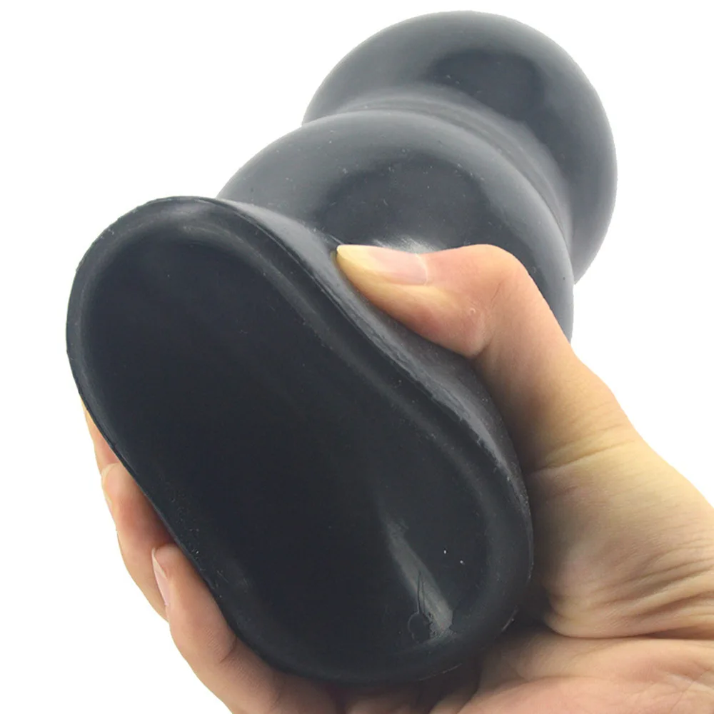 FAAK Butt Plug - Anal Sex Toy with Thick Beads & Smooth Rubber