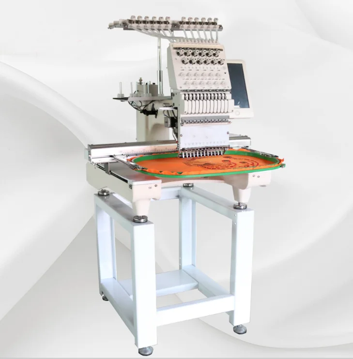 Single Head Second Hand Embroidery Machine with Computer