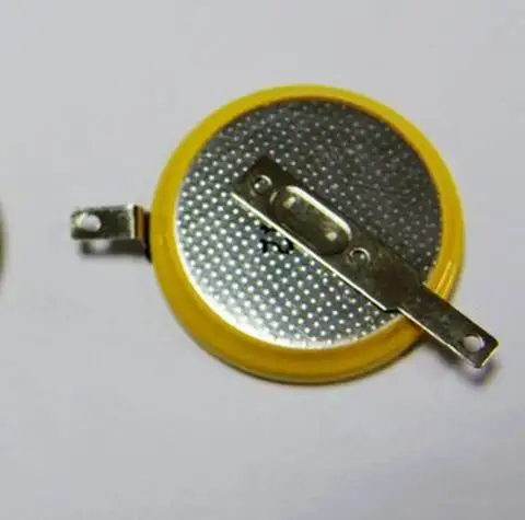 3v Lithium Button Coin Cell Battery CMOS CR1632 Battery with Solder Tabs DIP Pins or SMT