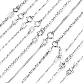 thin silver chains men images, photos 