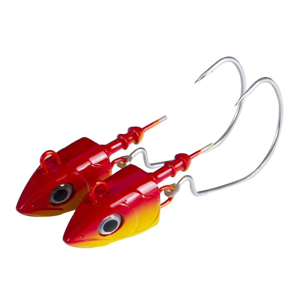 Hunthouse Black Minnow 25g Anzol de Pesca com Cabeça de Peixe Jig