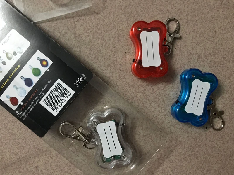 Led Clipon Pet Safety Light,Waterproof Light Up Collar Dog Blinker Lights,Cat Pet Glowing