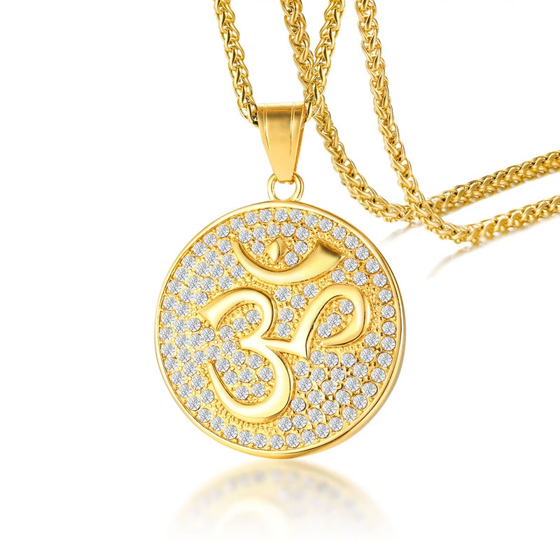 om pendant for men