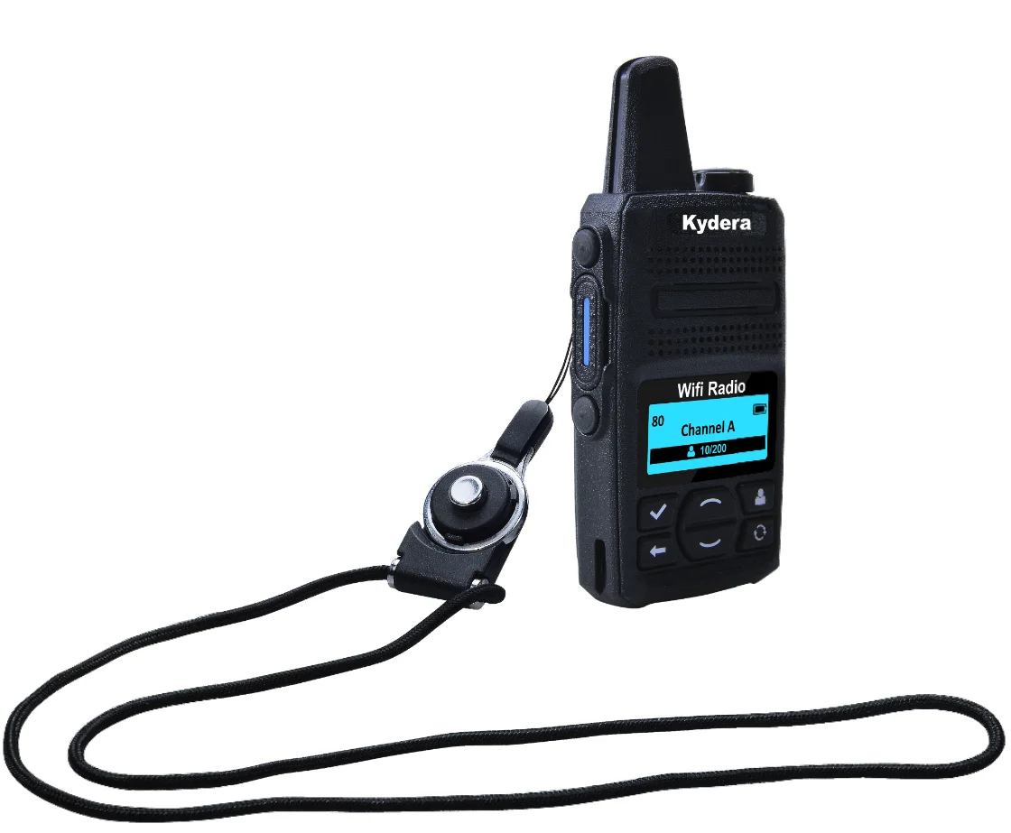 Handheld Long Range Walkie Talkies Pocket Wifi Internet Radio Push to Talk Q1 USB Type C Charger