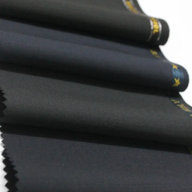 High Yarn Count Doeskin Wool Fabrics for High Quality Regular Ready to Ship Merino Worsted Material