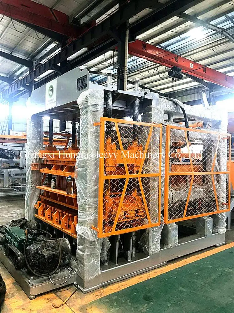 Plastic Recycle Bricks Making Machine QT10-15F Paver Glass Mold Block Making Machine Hydraulic Interlocking Block Machine