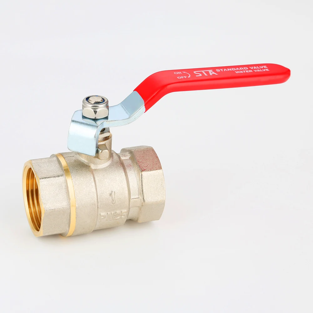 STA.1005 new products 2 inch ball valves for water cw617n BSP threaded brass forged brass ball valve